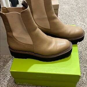 Sam Edelman Tan Chelsea Boots